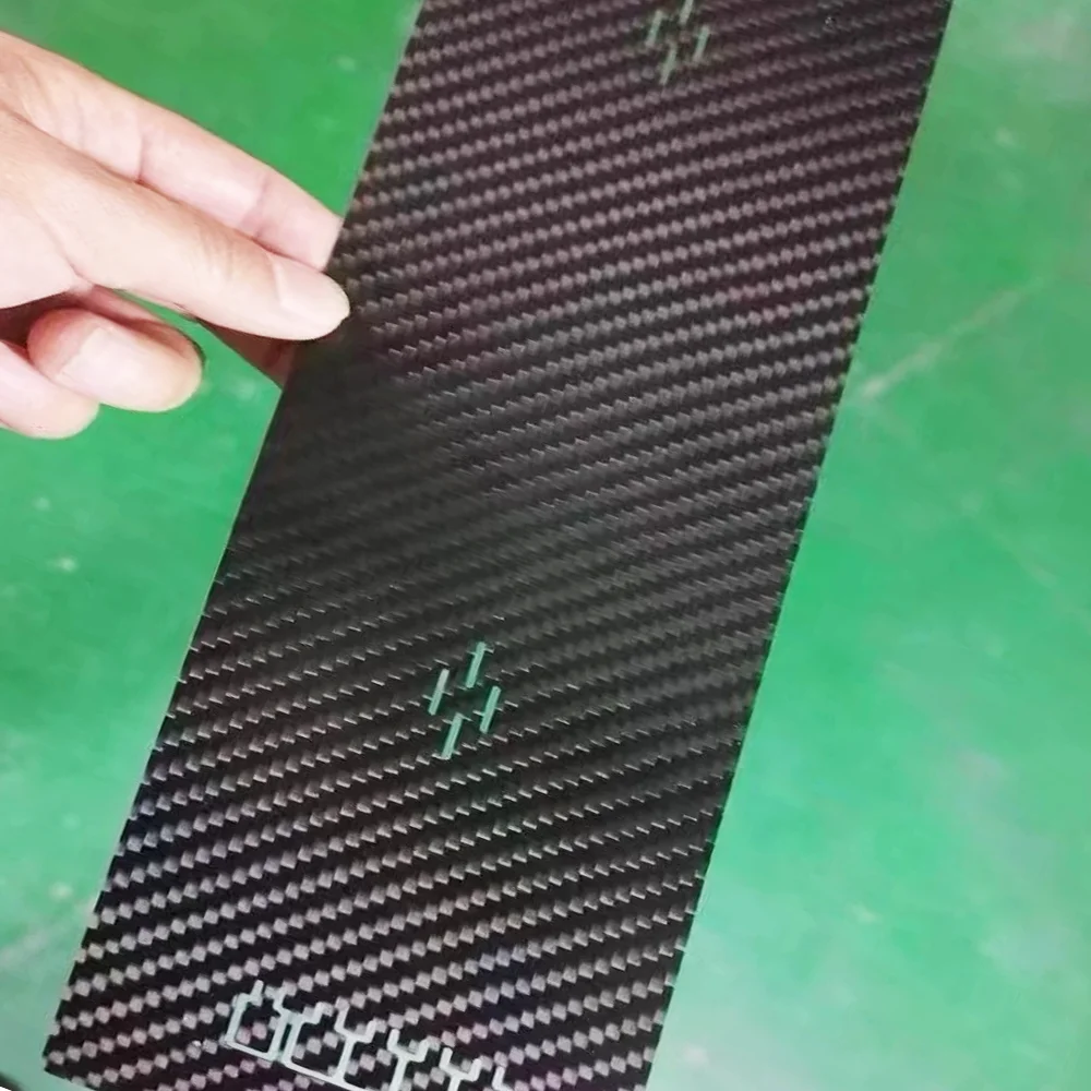 

Custom DIY Carbon Fiber Sheet, Carbon Fiber Material, 100% Pure Carbon Board with CNC Cutting Service for Multiple Uses