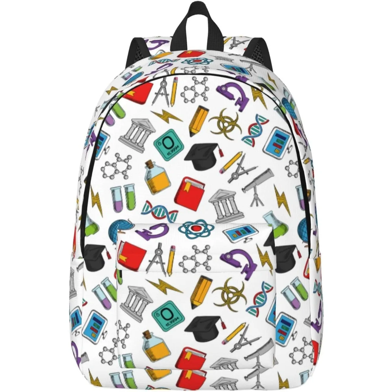 

Travel Laptop Backpack - School season Computer Canvas Backpack Bag with Adjustable Straps
