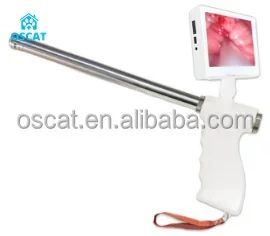 OSCAT Veterinary equipment digital visual artificial insemination gun for cattle cow artificial insemination gun with camera