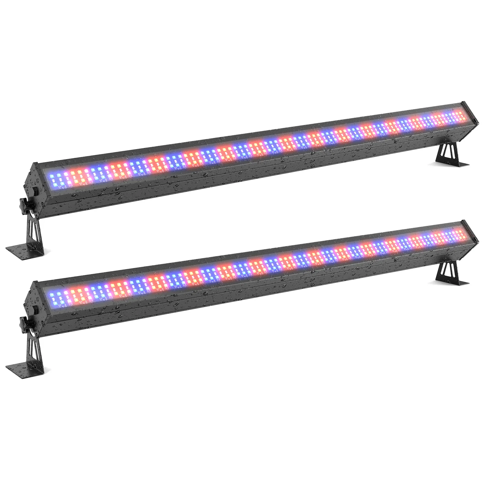 

U'King 2 шт. 100 Вт водонепроницаемый светодиодный настенный светильник DMX512 336 светодиодов RGB сценический световой эффект для DJ Party Club Nightclub Wedding