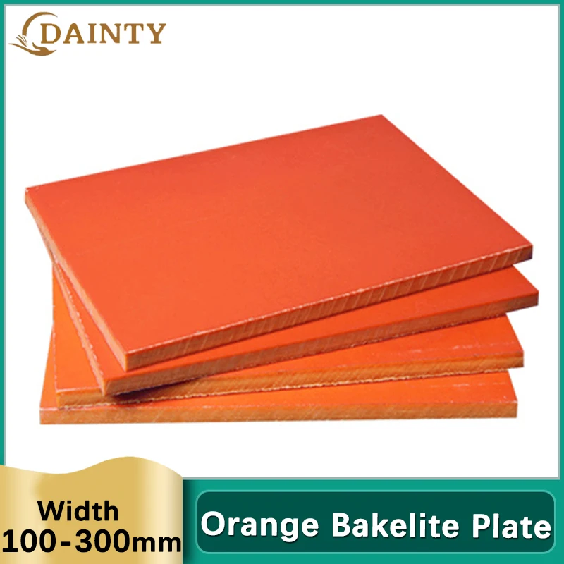 Orange Bakelite Plate Insulation Phenolic Resin Board Bakelite Sheets Antistatic and High Temperature Resistance Thick 1mm-15mm