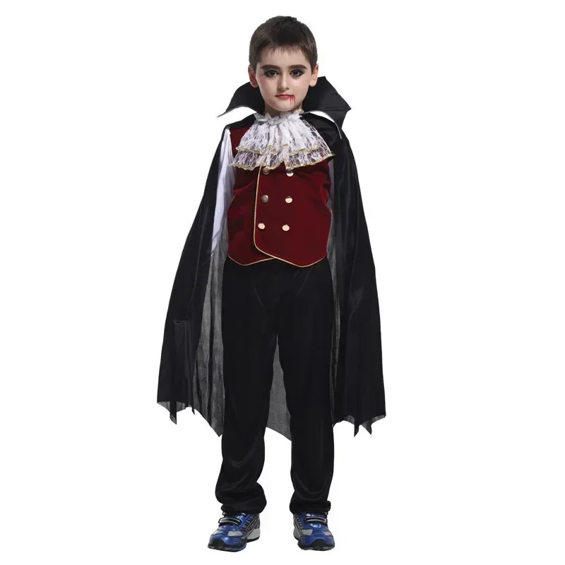 Kinder-Vampir-Geisterbraut-Kostüm für Mädchen Böses Terror-Vampir-Kostüm Halloween-Karneval-Themenparty-Kleidung – Detail 12