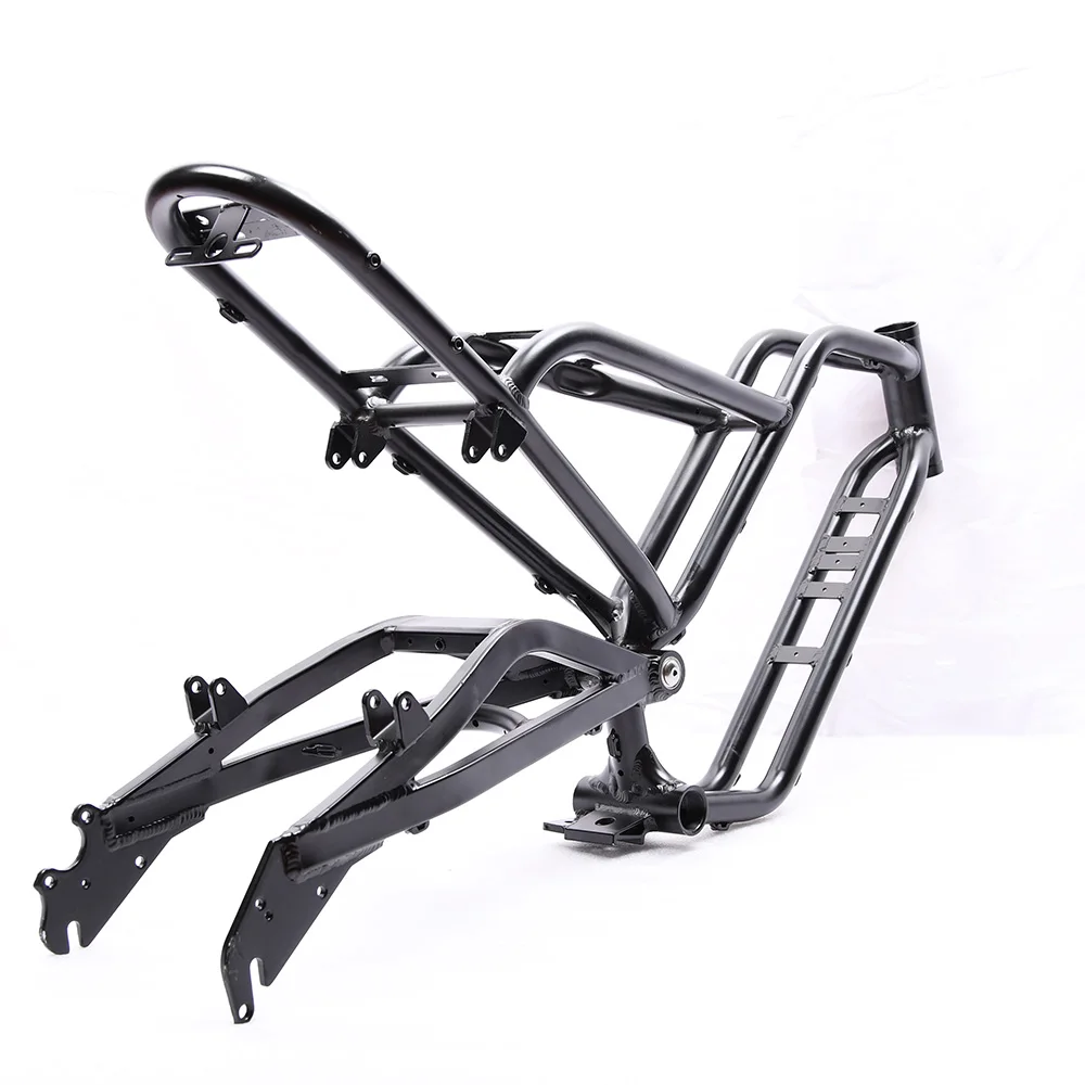 20-inch two-wheeled off-road DIY electric snow fat tire bike frame Softtail all-terrain Rear dual shock  aluminum mountain Frame