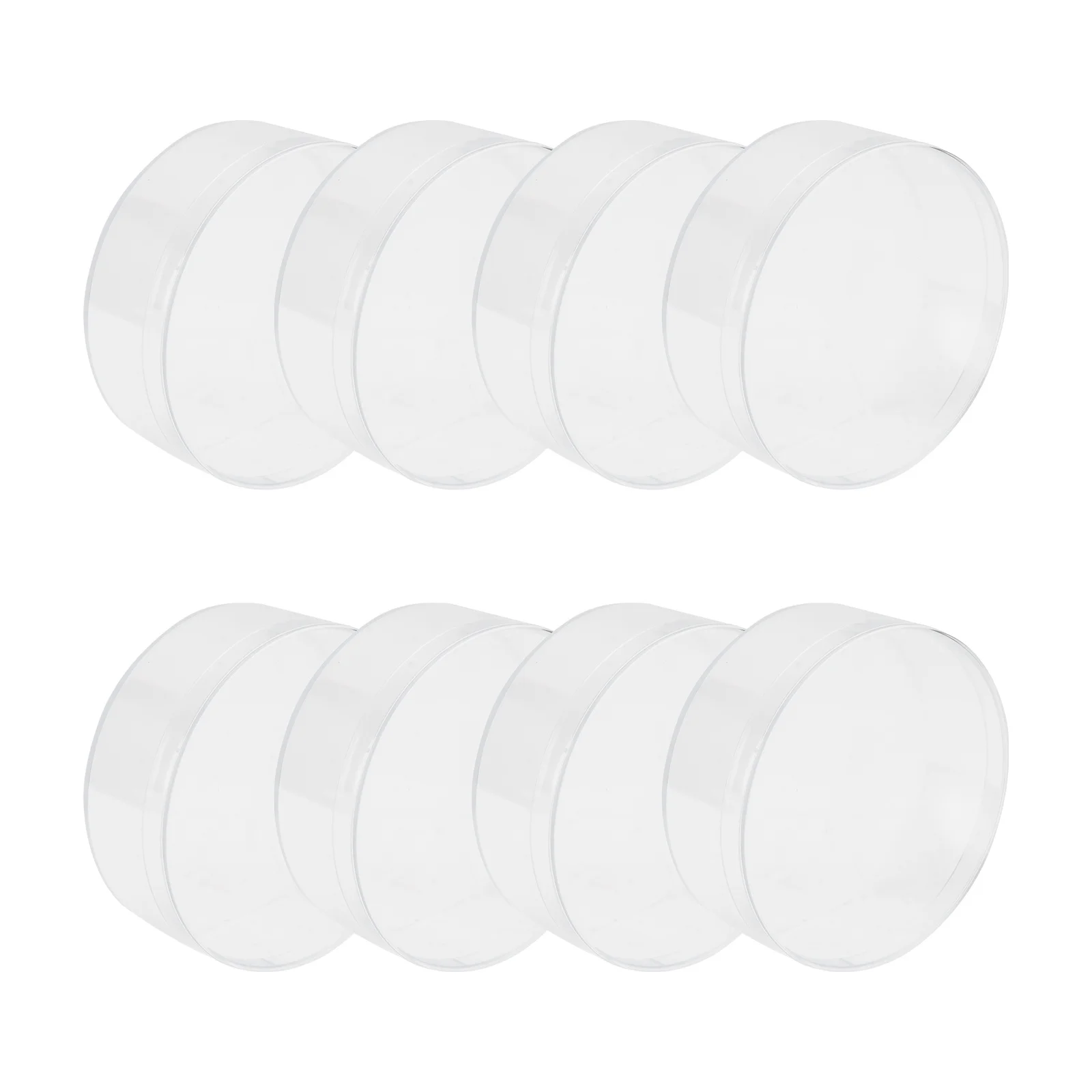 

10pcs Candy Box Round Mini Storage Case Transparent Food Grade Plastic Container Airtight For Home Jewelry Storage