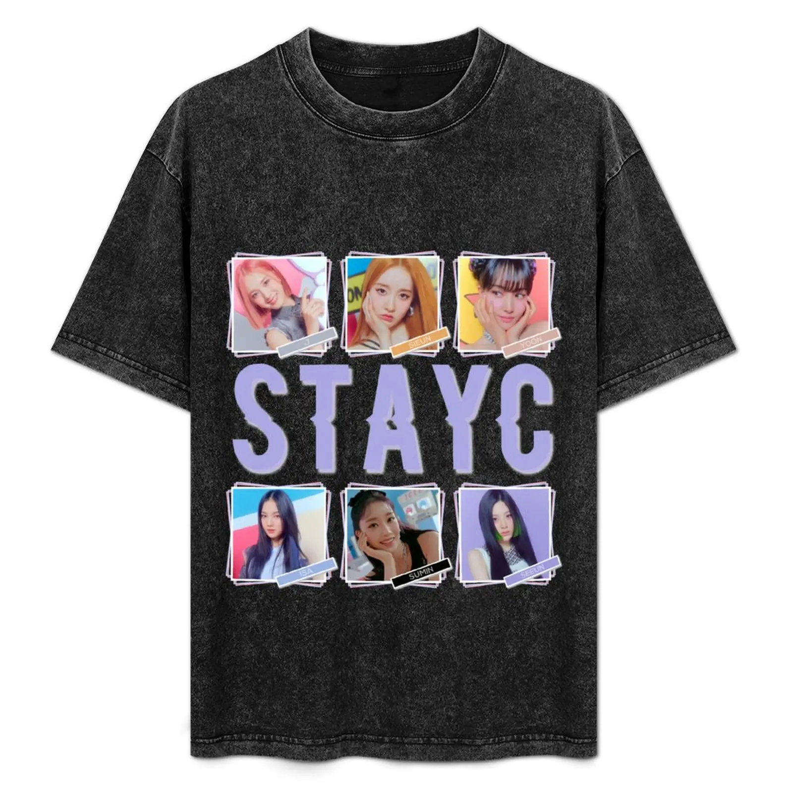 

STAYC T-Shirt Sports Casual Breathable Tee Shirt