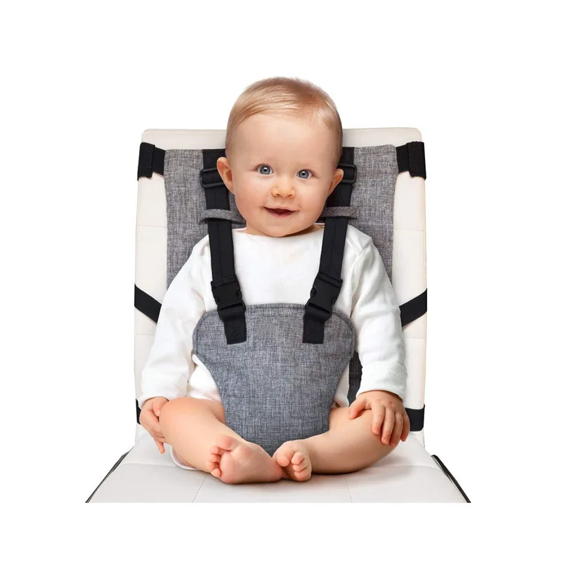 Bebê ajustável jantar cadeira cinto de segurança, Infant Feeding Safety Protection Guard, Car Seat Safety Harness, Stop Slipping Falling