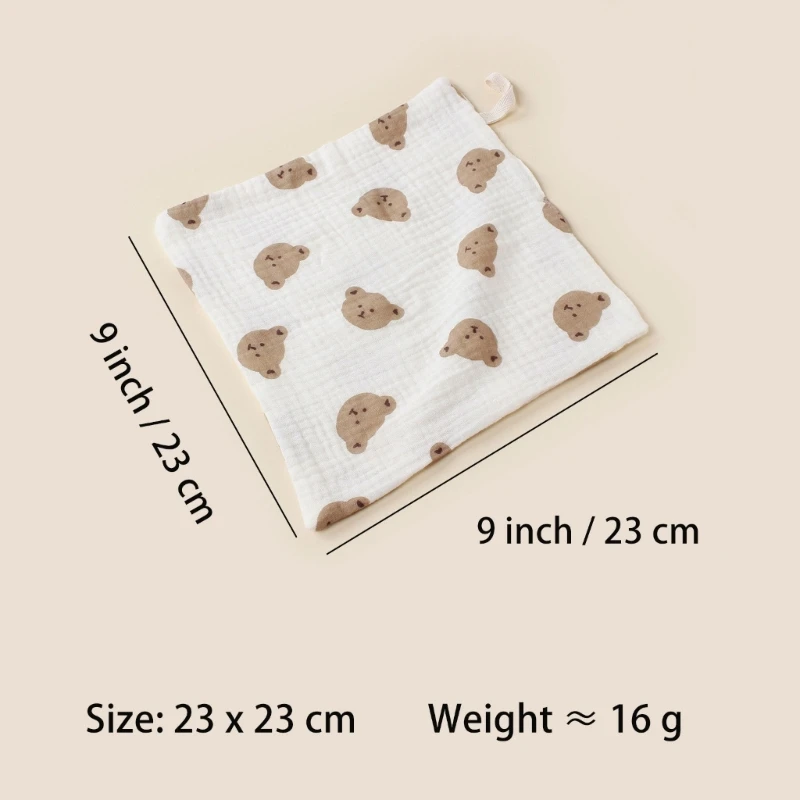 Cotton  Towel Newborn Baby Items 4 Layer Washcloths Baby Bibs Handkerchief Soft Saliva Towel  Feeding Burp Clot