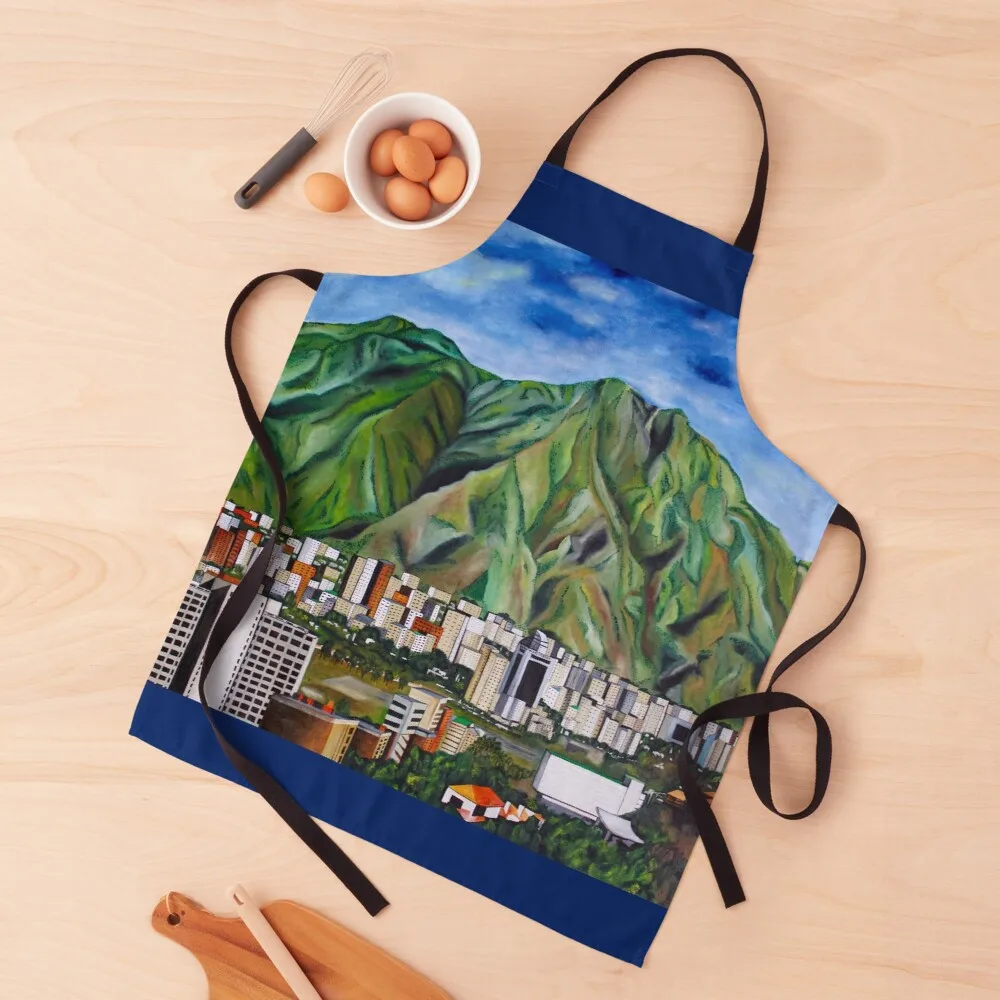 

Avila Caracas City Apron Women's Kitchen Apras For Women Men kitchen Apron