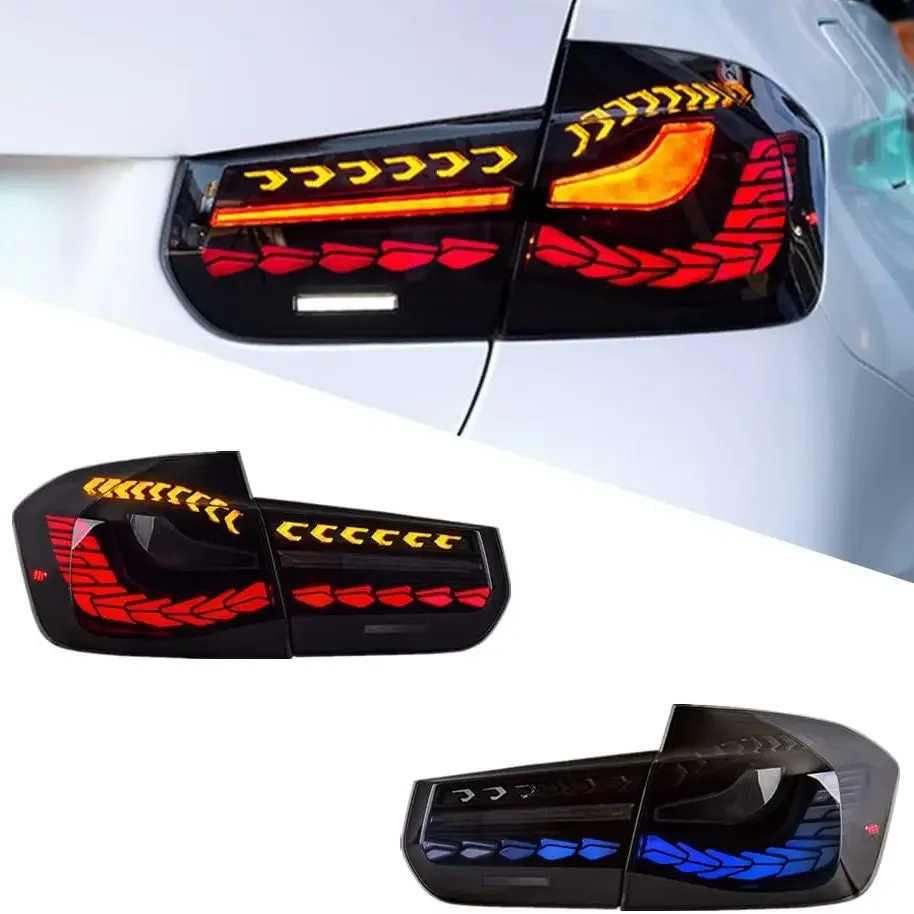 

LED Tail Lights for BMW 3 series F30 F35 F80 2013-2018 GTS with Start Animation Blue Flash Version Taillight Assembly