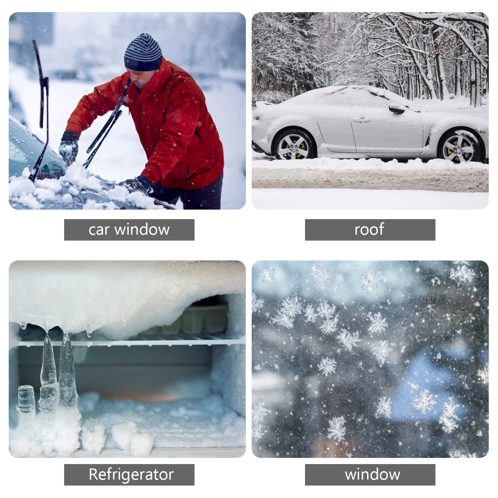 

2 Pcs Mini Plastic Shovels Lightweight Ice Snow Scrapers Frost Removers Portable Car Cleaning Tools Random Colors