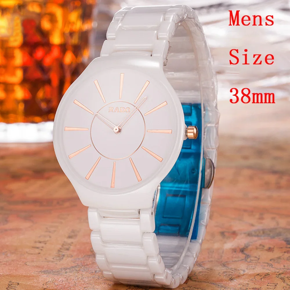 Top Rado Original Brand Watches For Mens Ladies Luxury Ceramic 38MM/28MM Simple Women Watch High Quality Sports AAA Male Clocks image 3