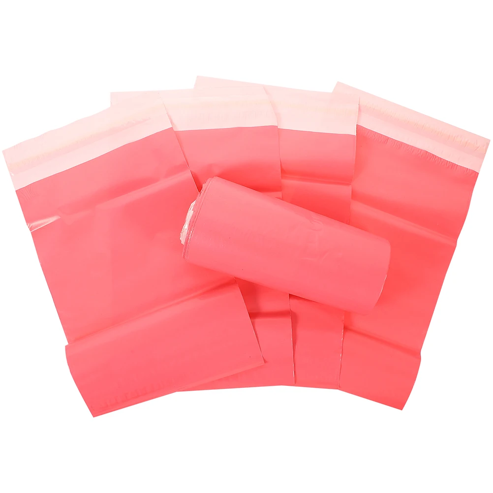 

Waterproof Packaging Bags Self Adhesive Shipping Mailing Pink PE Fast Sealing Lightweight Leakproof Strong Glue Pouches