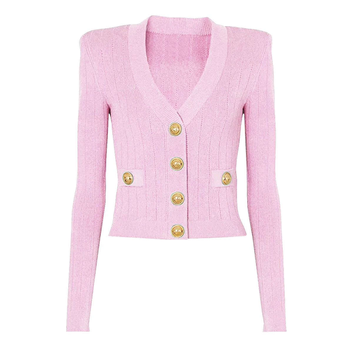 Spot Spring 2024 New Women\'s Fashion Classic High Quality Versatile Jacket Jacket Knitted Sweater Cardigan