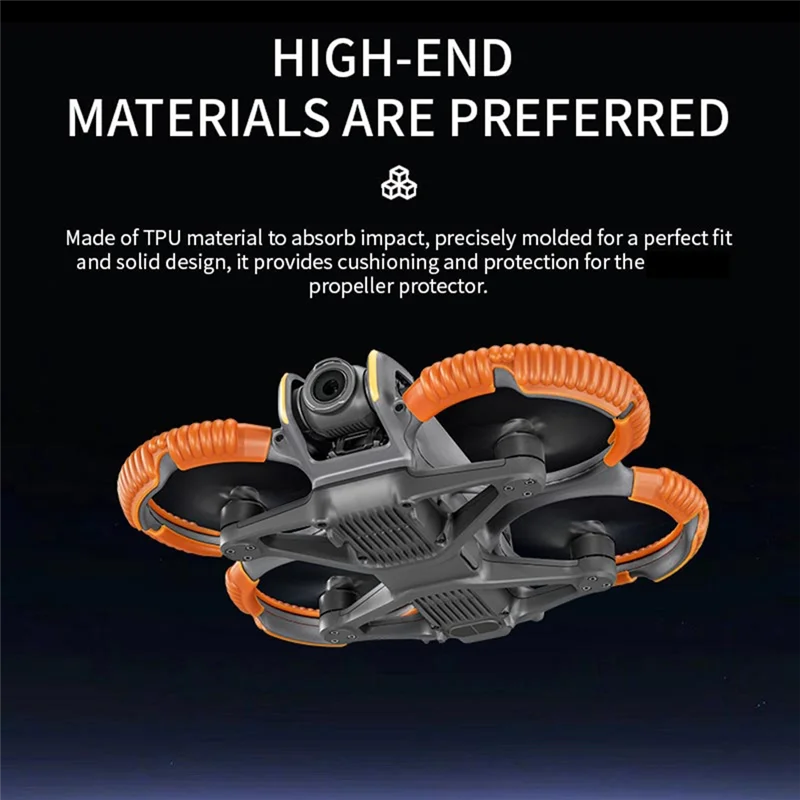 مصد حماية المروحة ELEC لـ DJI Avata 2 واقيات التأثير المضادة للتصادمات واقي حماية المروحة