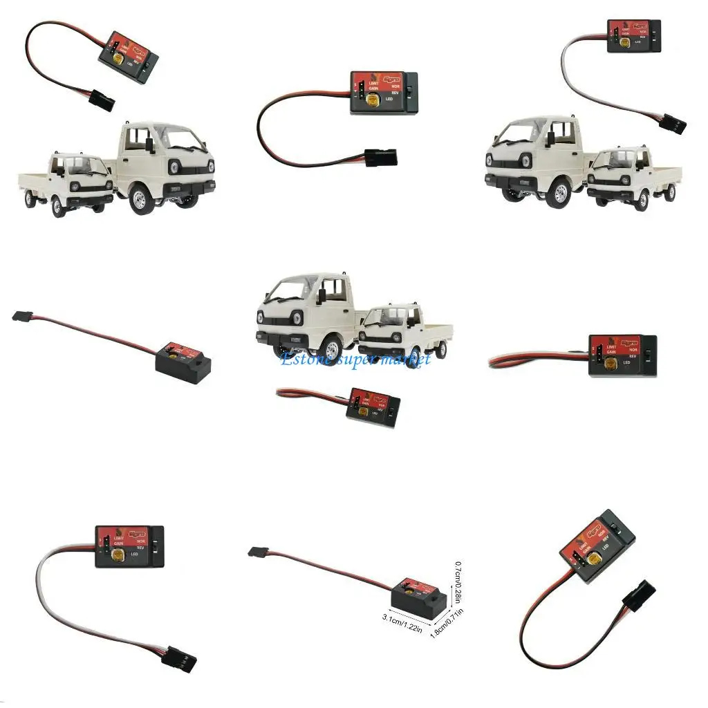 

090B Drift Truck Gyroscope Car Toy Auxiliary Gyro for D12-D42 Remote Control Truck