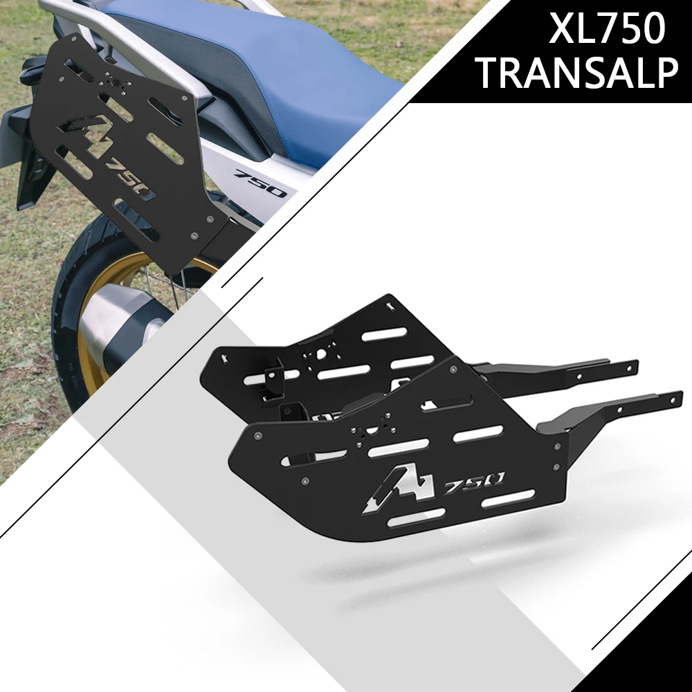 

Side Box Luggage Rack For Honda XL750 Transalp XL 750 2023-2025 Motorcycle Waterproof Saddlebag Travel Side Bag Bracket Holder