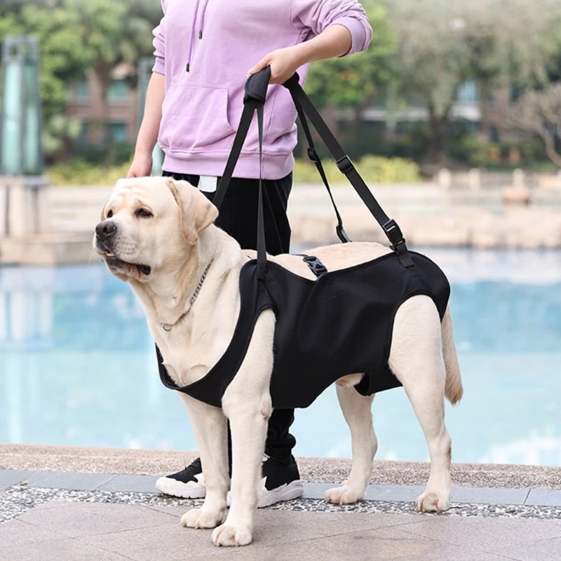 Dog Lift Harness For Large Dogs Sling For Whole Body Dog Legs Support Carriers Harness For Elderly Injured Disabled Dogs