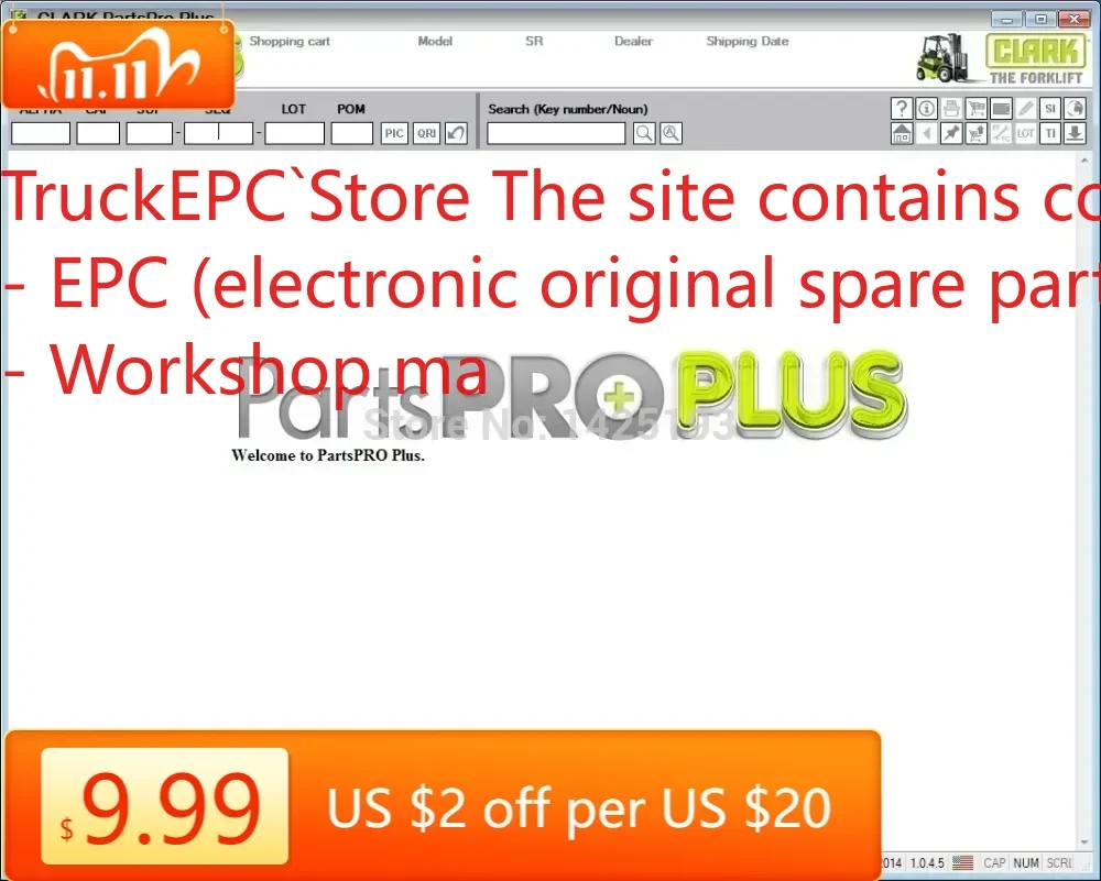 

TruckEPC Clark ForkLift 2026 (PartProPlus)