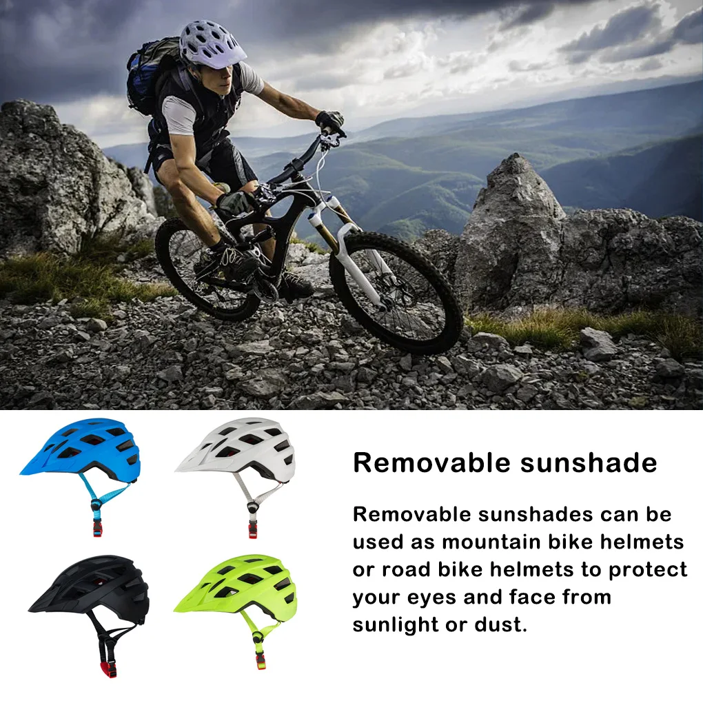 Bike Helmet Intergrally-Molded Road Cycling Helmets with Detachable Visors