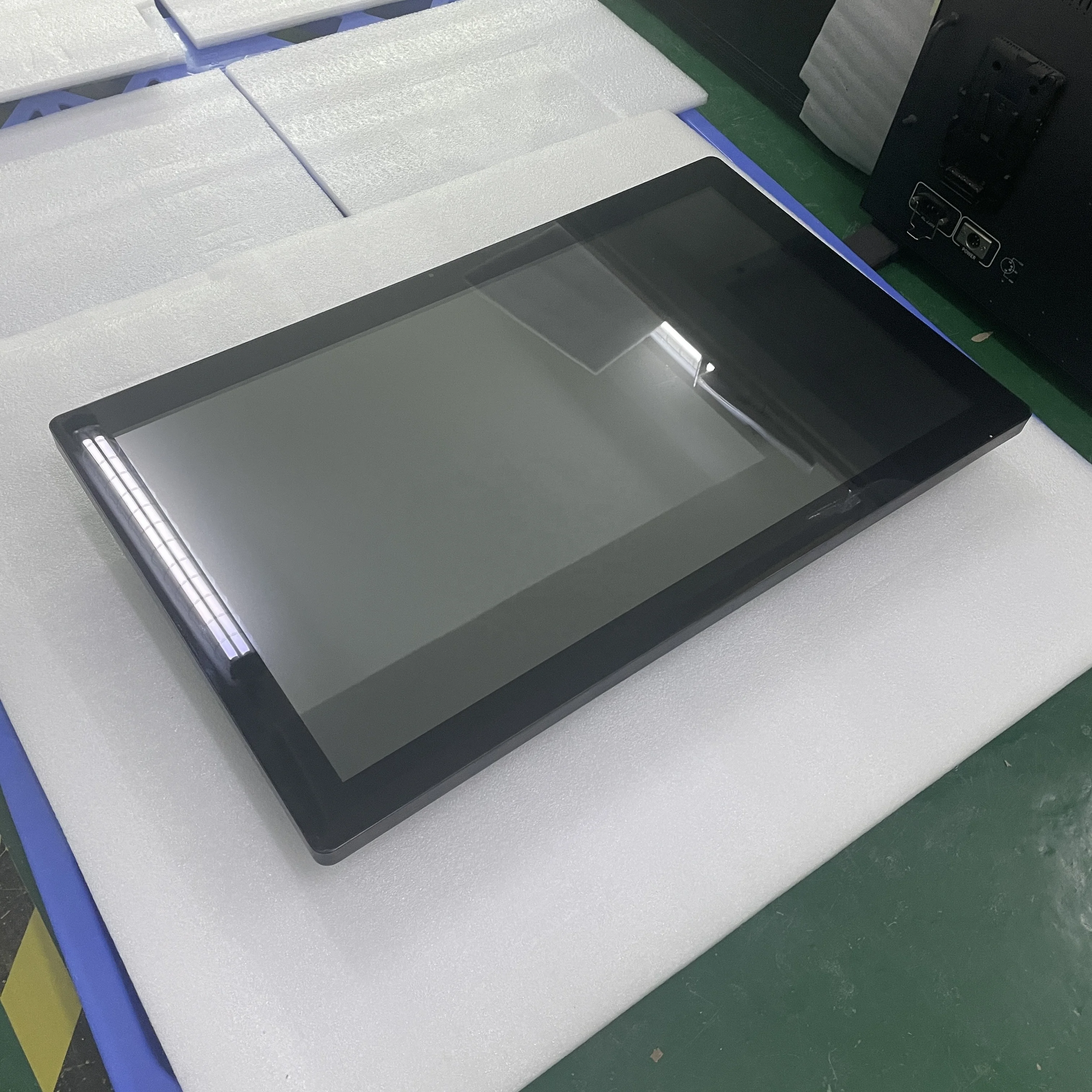 23.6 بوصة لينكس Ubuntu OS I7 AC Power IP65 الحائط الكل في واحد الكمبيوتر اللوحي الصناعي LCD لوحة اللمس الصناعية الكمبيوتر #6