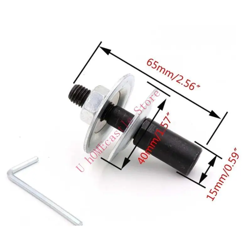 63HF 10mm Spindle Adapter For Grinding Polishing Shaft Motor for Bench Grinder 8x12x6