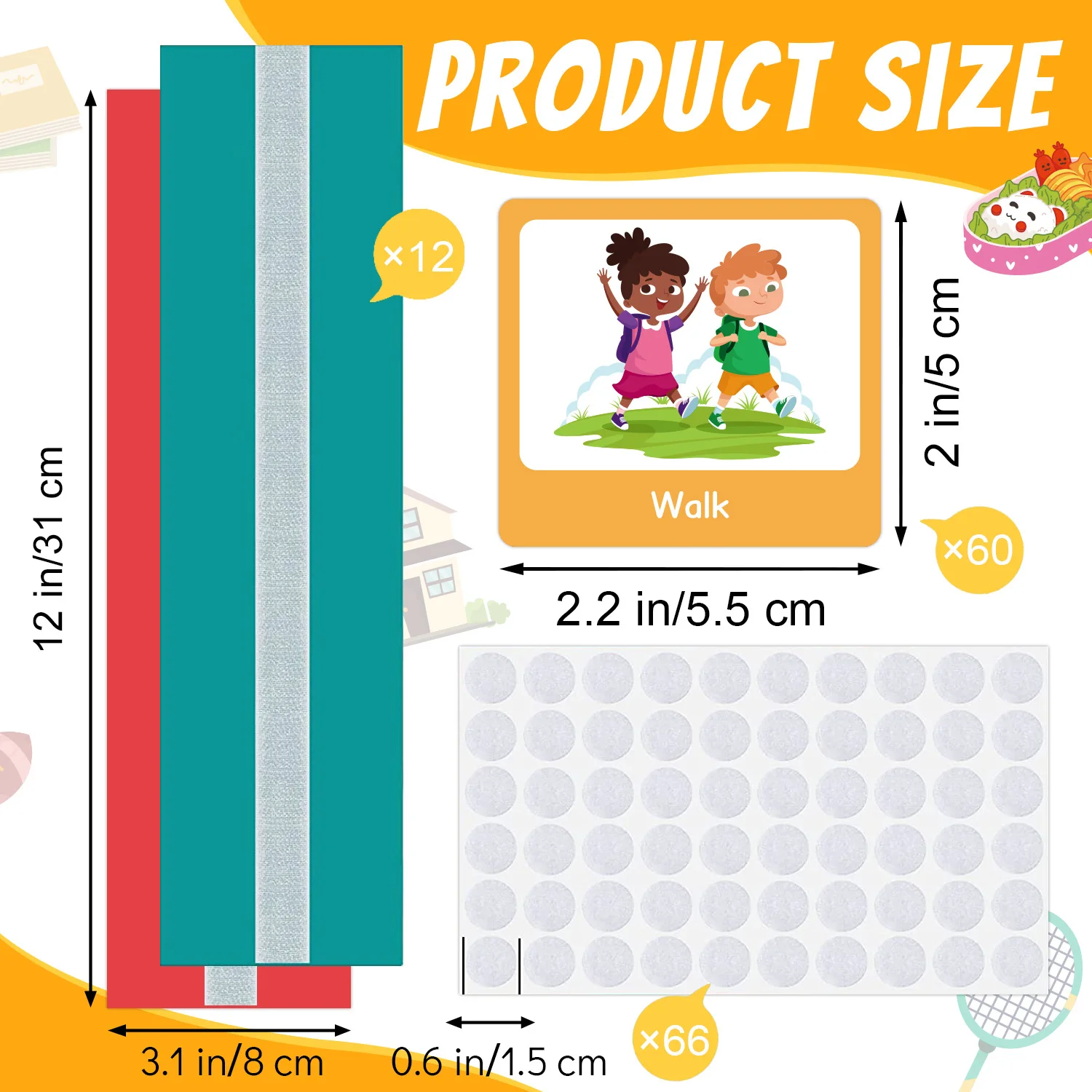 Visual Schedule for Kids Chore Chart,Calendar Chart Autism Learning Materials Kids Visual Behavioral Montessori Educational Toys