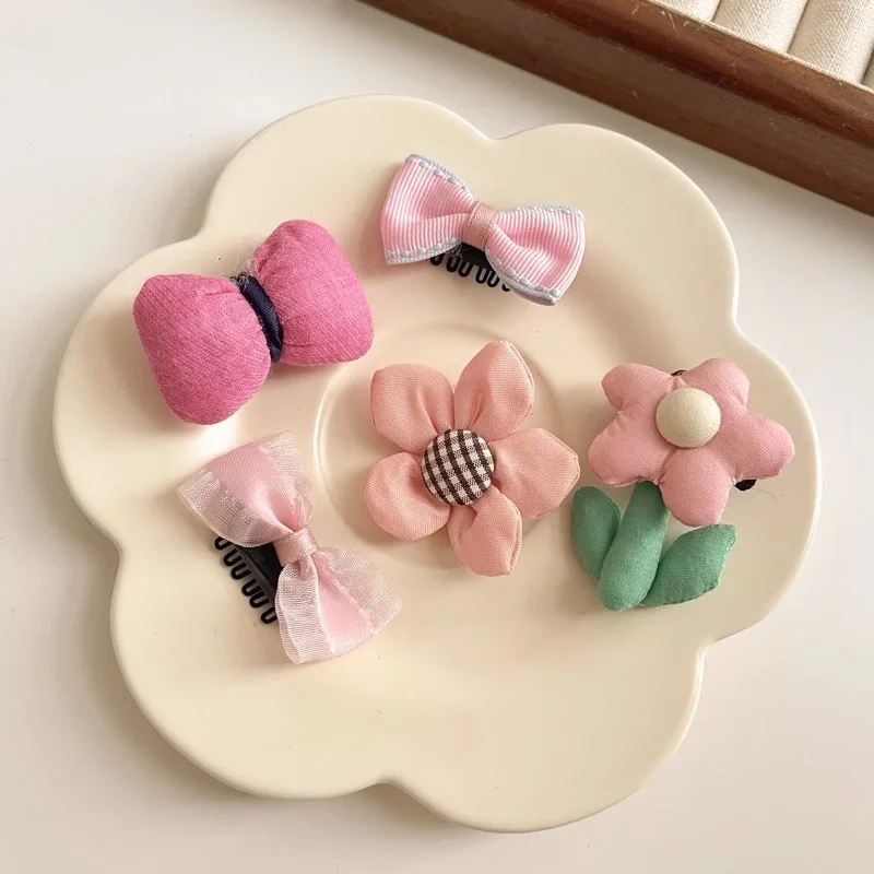 Baby Sweat Hair Clips Do Not Hurt Hair  Newborn Baby Short Hair  Clip Princess Cute Headwear Baby Hair Clips Hair Volume Less