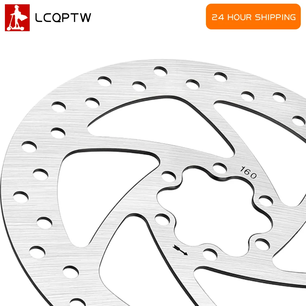 160mm Brake Disc for Dualtron for Kaabo Wolf Warrior X for VSETT 11+ Fit ZERO 11X Electric Scooter 6Hole Brake Rotor Repair Part