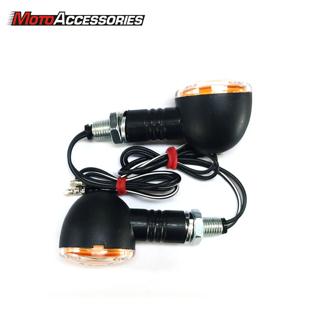 1 Pair Motorcycle Indicator Turn Signal E-mark Approved LED Flashing Lights Halogon Bulb Running Lamp Blinker Flasher Universal