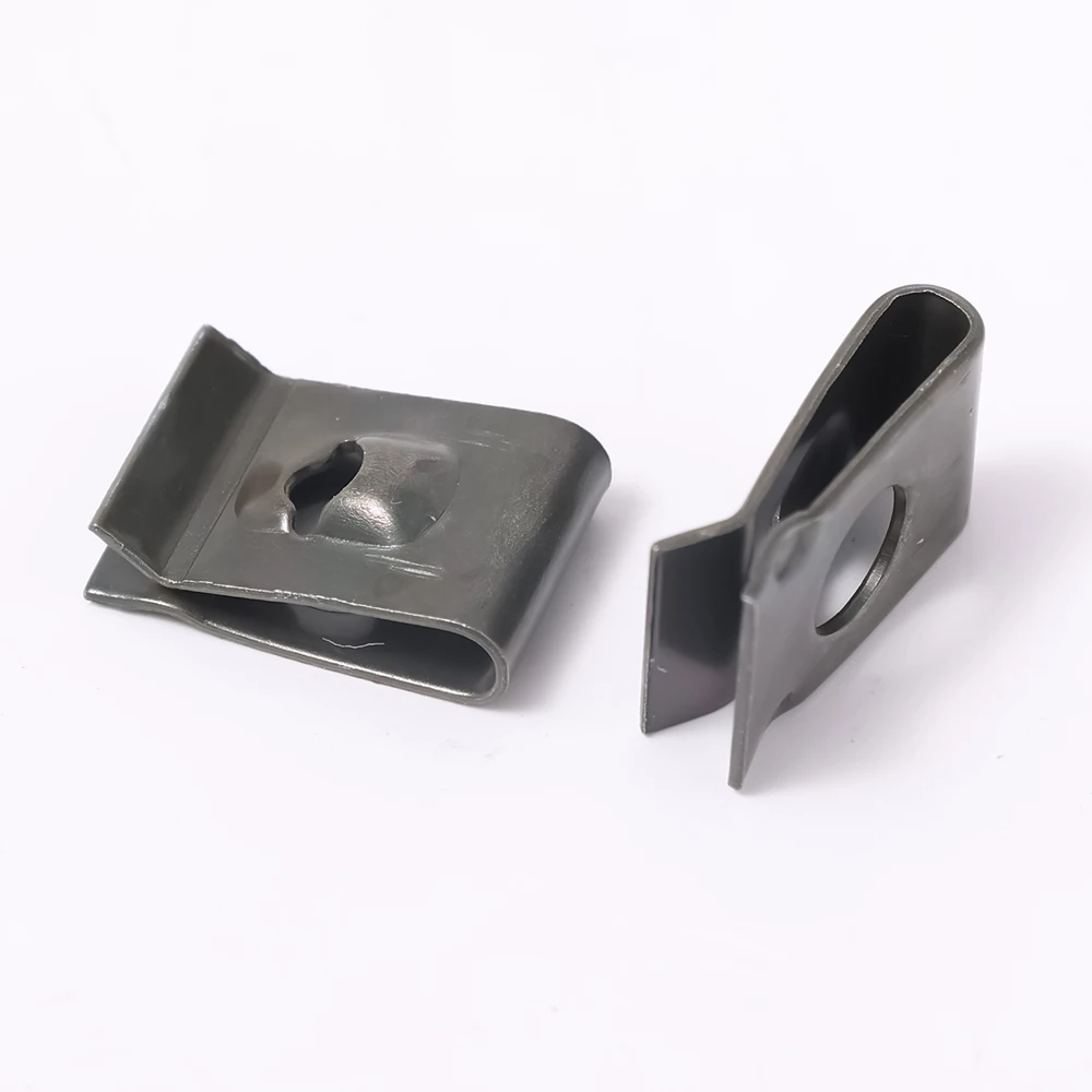 Authox, 20 clip di fissaggio in metallo per console auto, 14 mm Authox, 20 clip di fissaggio in metallo per console auto, 14 mm
