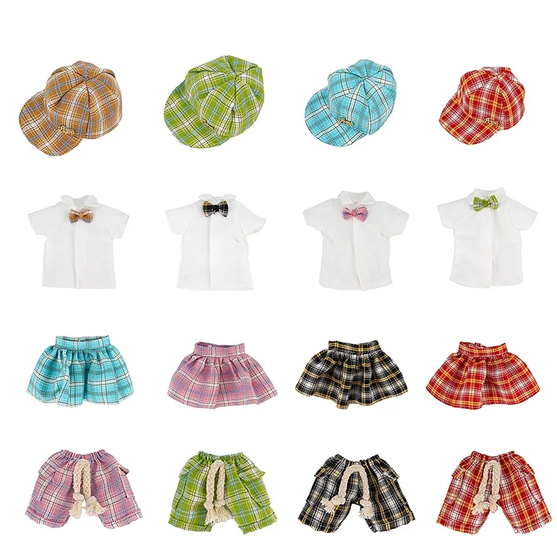 Plaything Clothing Suitable for 30cm BJD Fat Doll Academy Style Skirt Pants Hat Set DIY Dress Up Toy Accessories