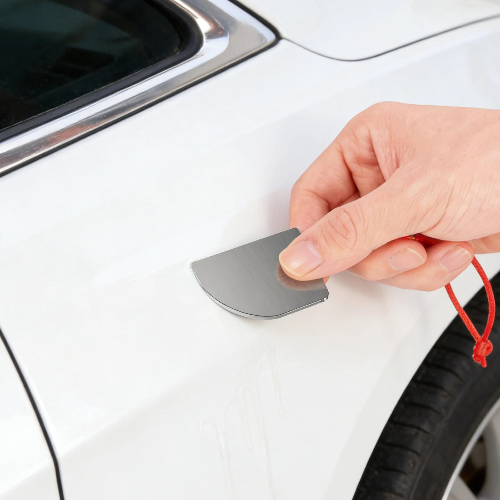 1 Stück Auto-Polierwerkzeug zur Punkt-Reparatur Wolframstahl-Denibber-Werkzeug Leichtgewichtiger Spot-Reparatur-Schaber für Autozubehör – Detail 7