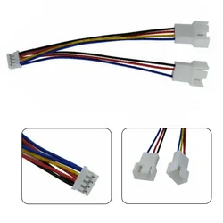 Graphics Card Fan Cable GPU PH2.0 Mini 4Pin To 2 Way CPU 4Pin PWM Fan Connector Cooling Fan Mini 4Pin Power Extension Cable