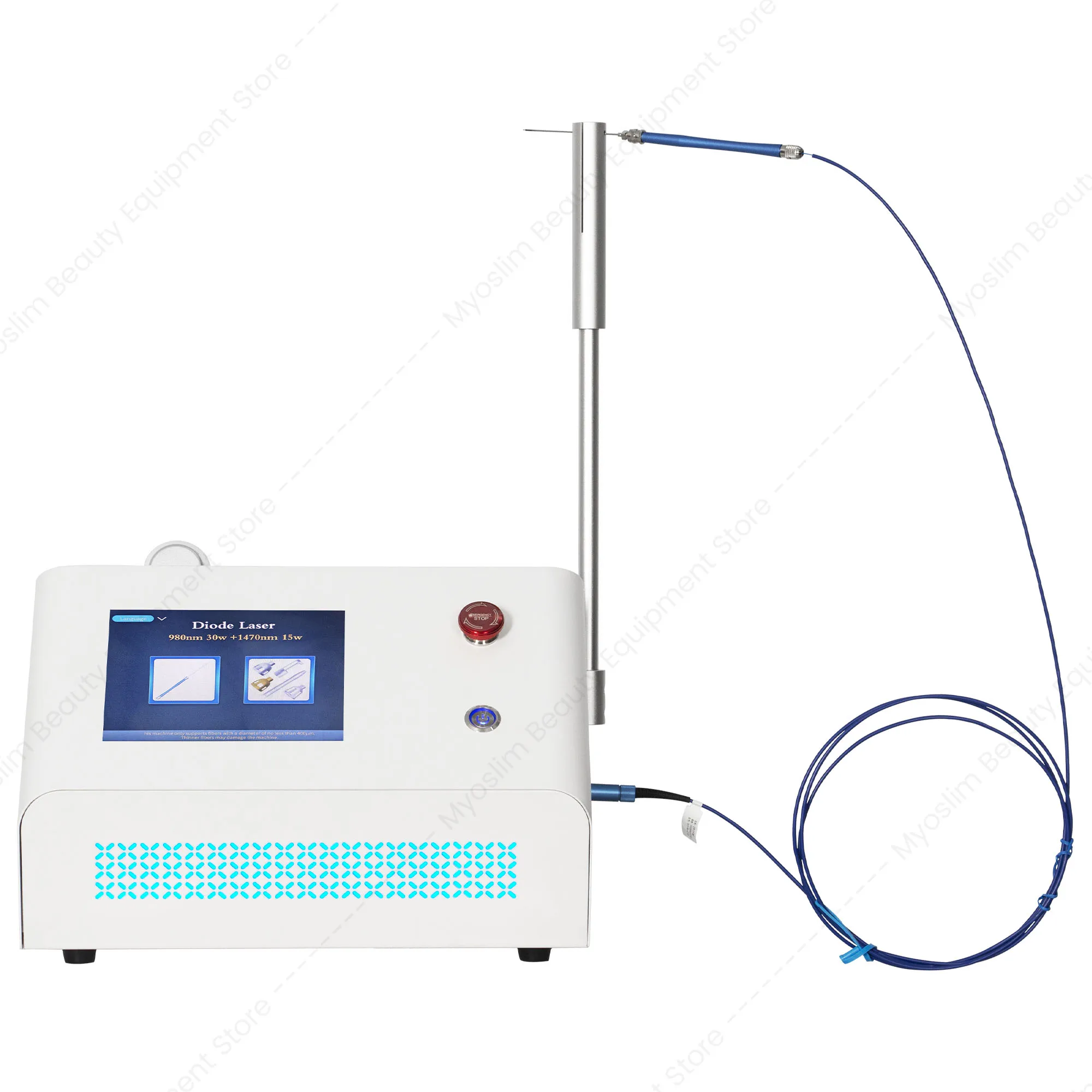 980nm 1470nm Diode Light Beauty Machine Six Working Modules Desktop Body Shaping Skin Radiance Care OEM ODM Spa
