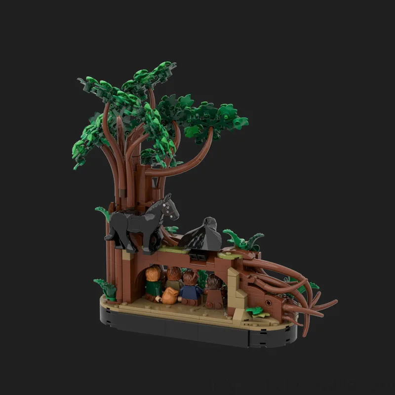 Ring Movie 2025 Nieuw Moc-blokmodel Char Encounter Modulair blok Cadeau Kinderspeelgoed DIY-montageset