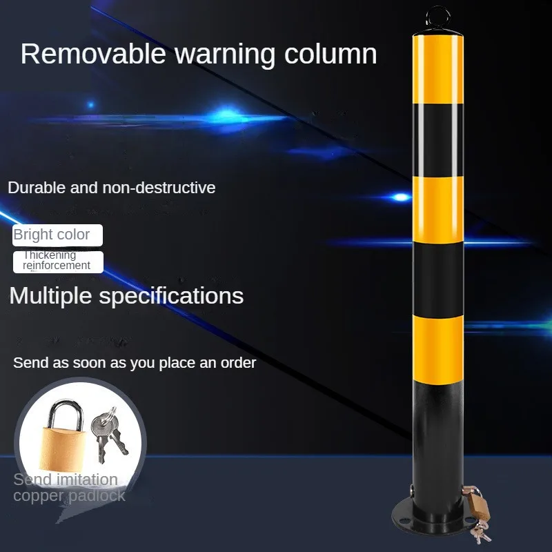 Detachable Warning Column Column With Lock Isolation Pile Road Pedestrian And Vehicle Diversion Resistant Movable Barrier