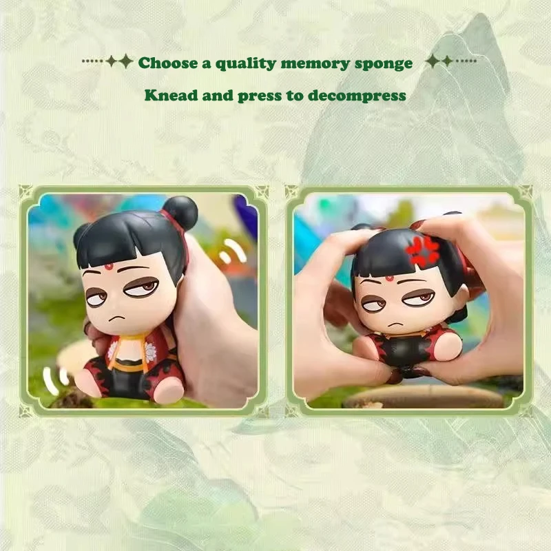 Nezha2 Ao Bing Stress Relief Toy Doll Model Cute Action Kneading Does Not Deform Slow Rebound Desktop Decorative Children Gift