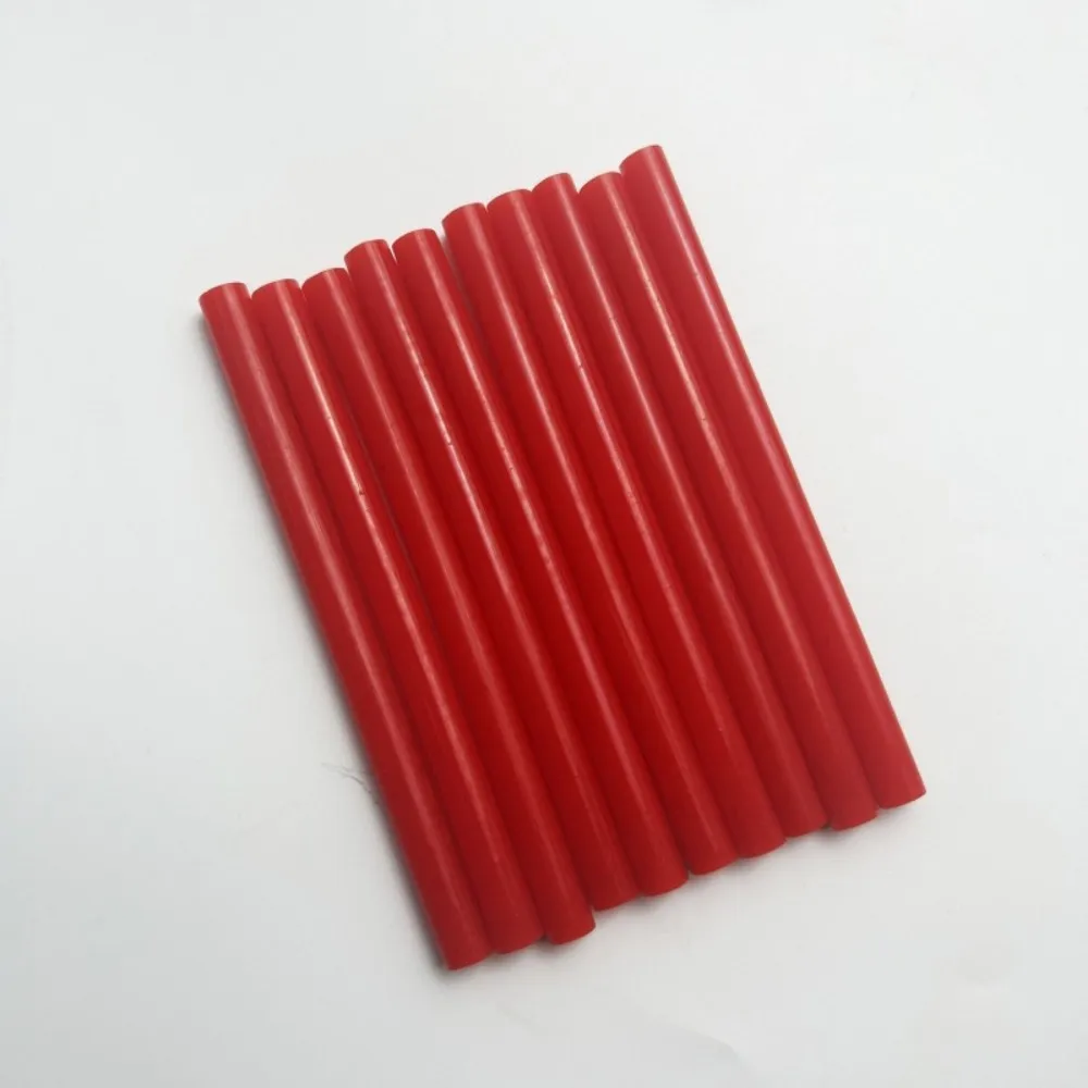 20Pcs/lot High viscosity Red Hot melt adhesive stick Pure colour DIY Hand tools 7mm Diameter