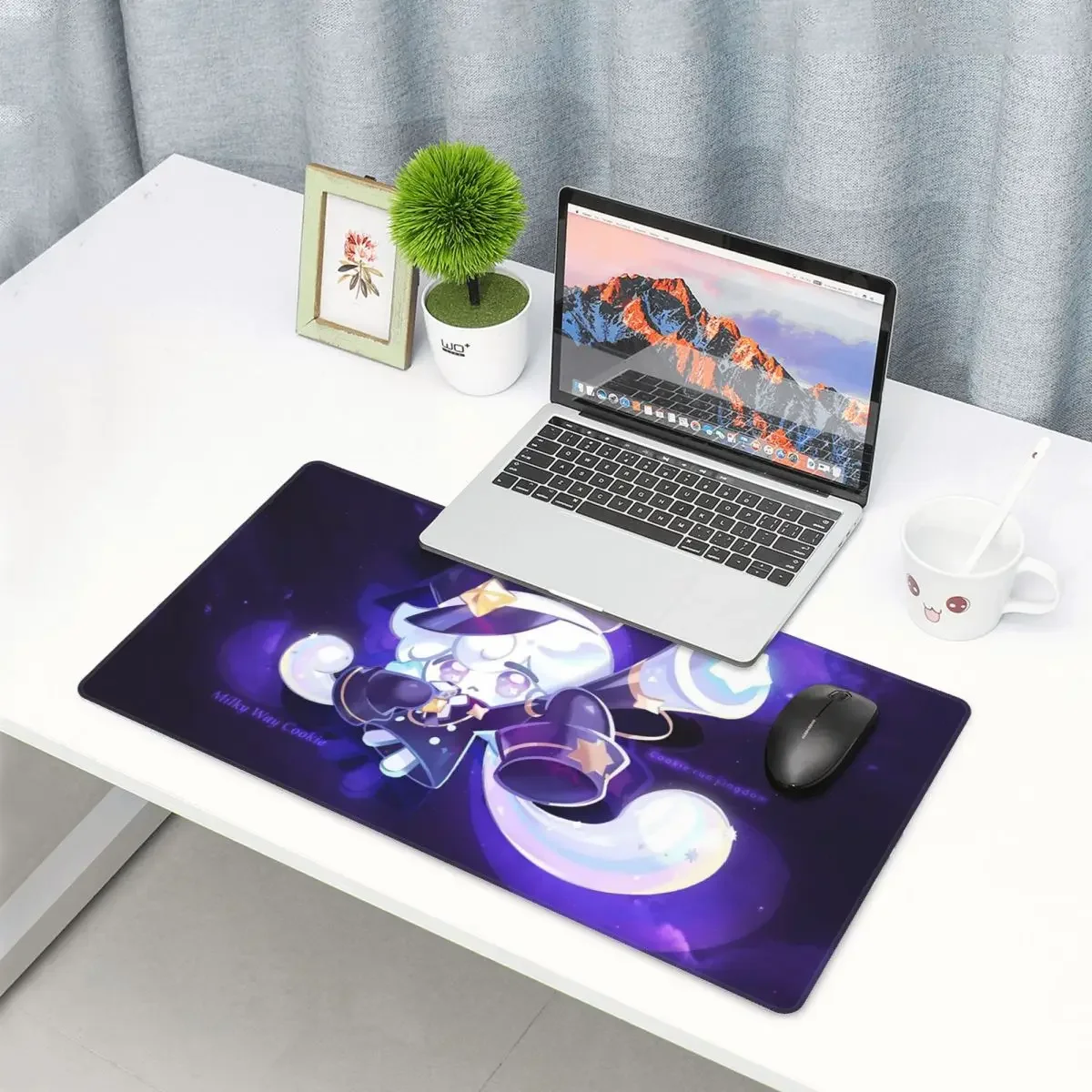Large Mouse Pad Milky Way Cookie Run Kingdom Game Gamer PC Laptop Mats Keyboard CarpetComputer Gaming Office Accessories DeskMat