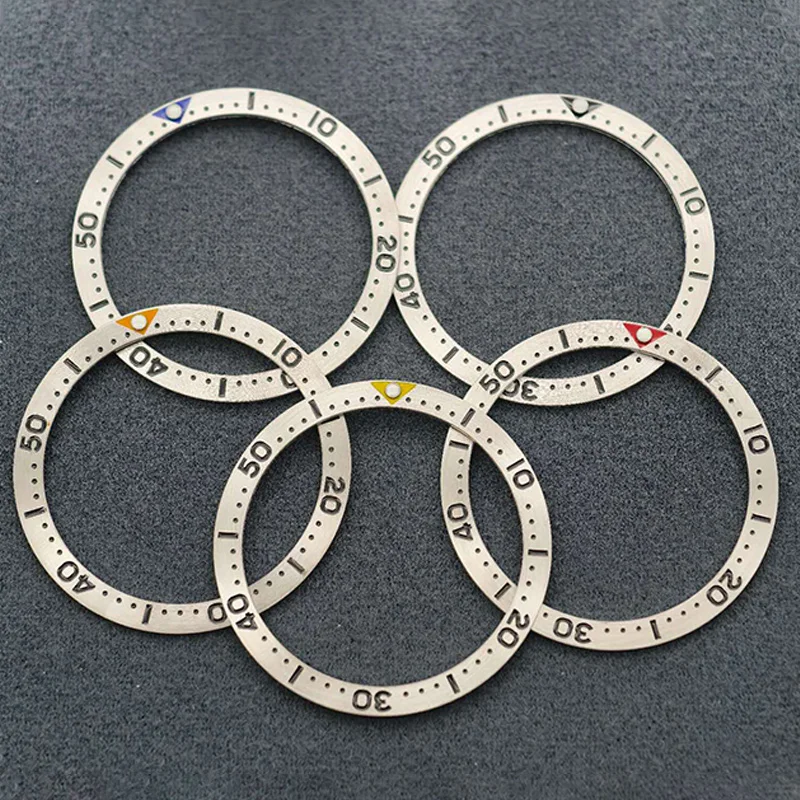 

Mod 38mm Flat Metal SKX007 Watch Bezel Insert Ring Fits SKX007 SKX009 SRPD Watch Case NH36 NH35 Movement Men Watch Refit Parts