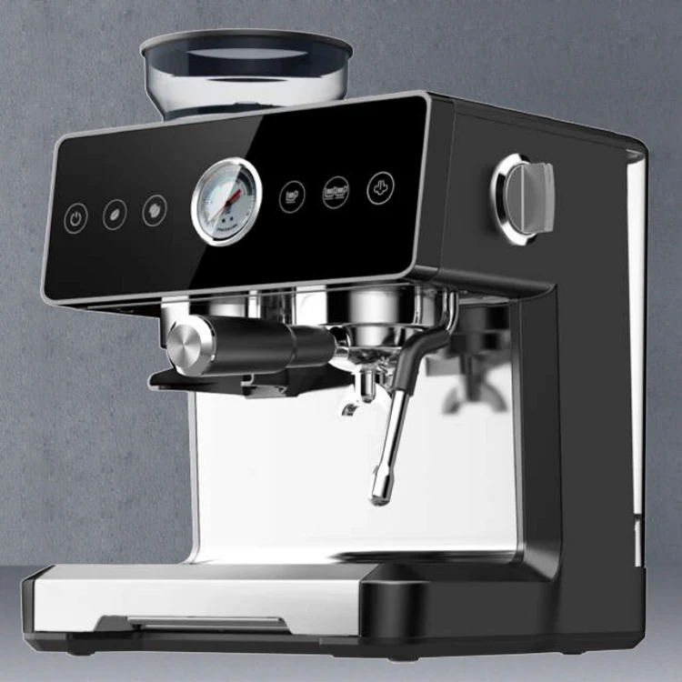 Máquina De Café Espresso Inteligente, Máquina De Café, Moedor De Feijão, Corpo De Aço Inoxidável