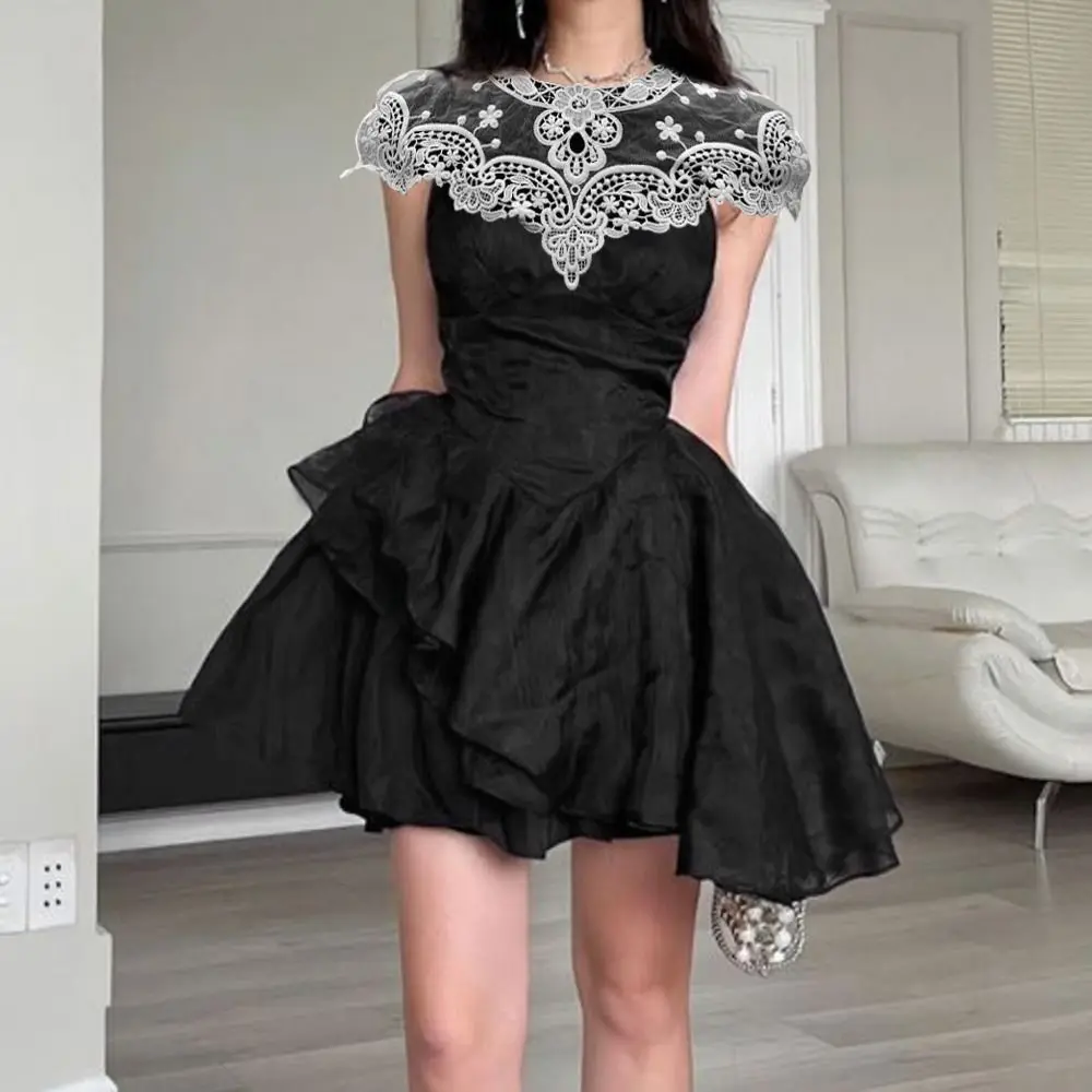 레이스 할로우 자외선 차단 숄, 자외선 차단 자수 숄, 신부 목 랩, 템퍼러먼트 가디건