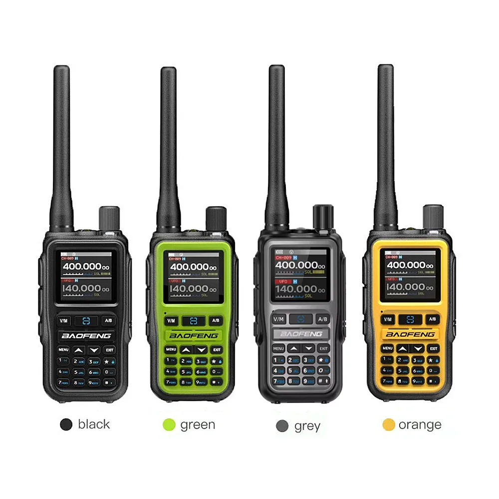 

BAOFENG UV-5R Mini Walkie Talkie 5R Mini 1.44"TFT Large Screen Two Way Radio 5RMINI AM FM VHF UHF Multi-band BT Read/write Radio