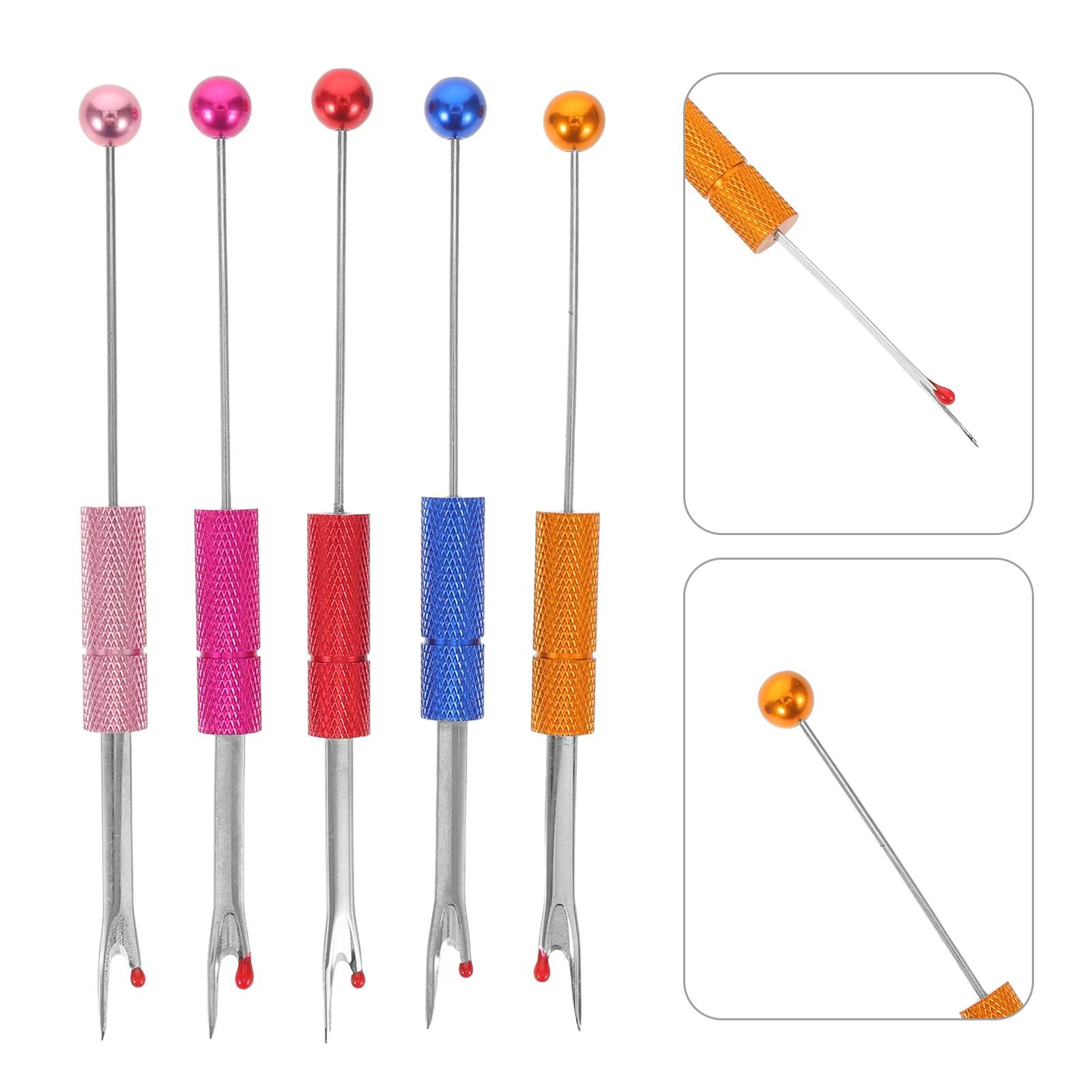 

5 Pcs Seam Ripper Hand Sewing Tool Fabric Label Remover Cutter Embroidery Unpicker Manual