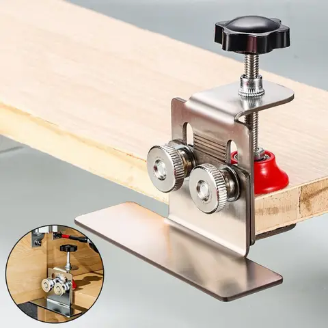 Stainless Steel Cabinet Frame Fixture Cabinet Door Installation Tool Household Portable Cabinet Door Mounting Jig Bracket