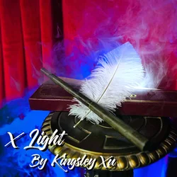 X Light by Kingsley Xu Magic Tricks The Light Chaser Feathers Production Floating Magia Stage Illusions Gimmicks Mentalism Props