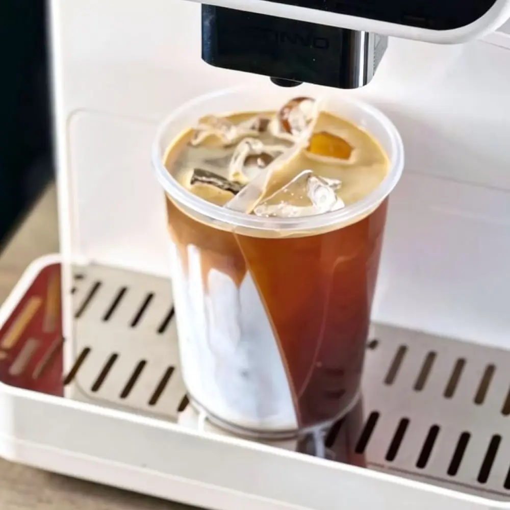 Disposable Disposable Split Beverage Cup Dual Flavor Cold Drink Container PP Material Spill Proof Lid For Cafe And Party - Aliexpress Deal