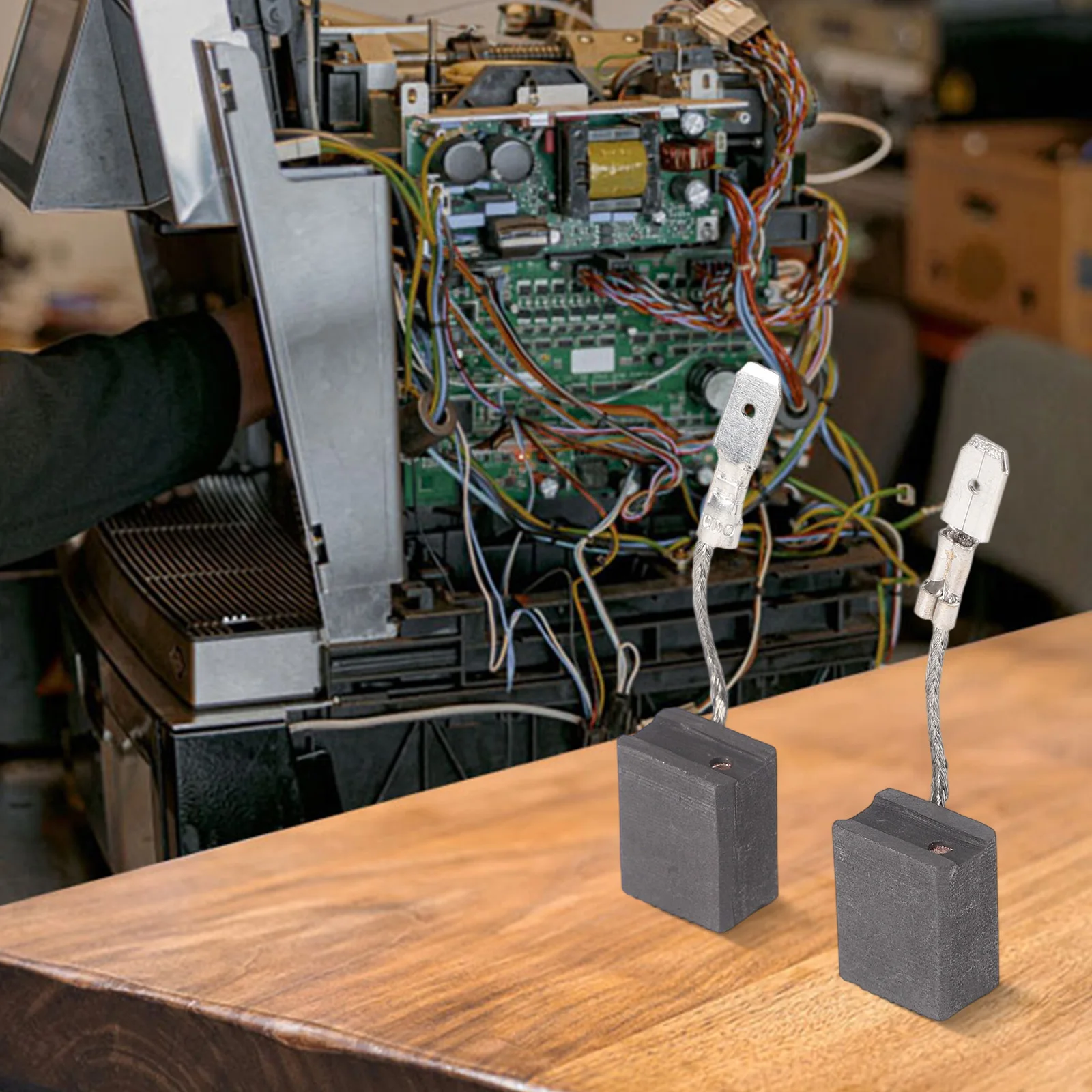 

Tool Repair As Picture Carbon Brushes Replacement Carbon Brushes For Motors Power Tool Parts Wear Item Replacement