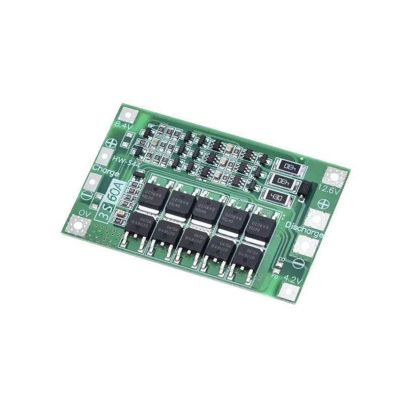 3S/4S 40A 60A 18650 Lithium Ion Lithium Battery Charger Protection Board 11.1 12.6V Drilling Rig Motor