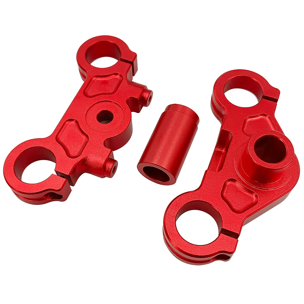 TRINOOD Set di triple morsetti in lega di alluminio 7075 per parti Promoto-MX per moto RC 1/4